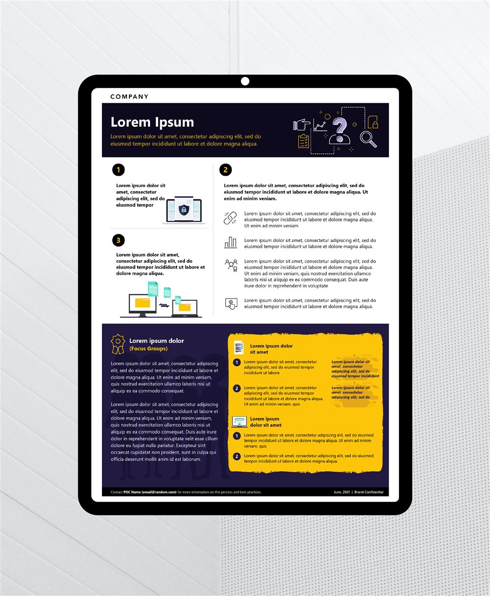 Infographic design