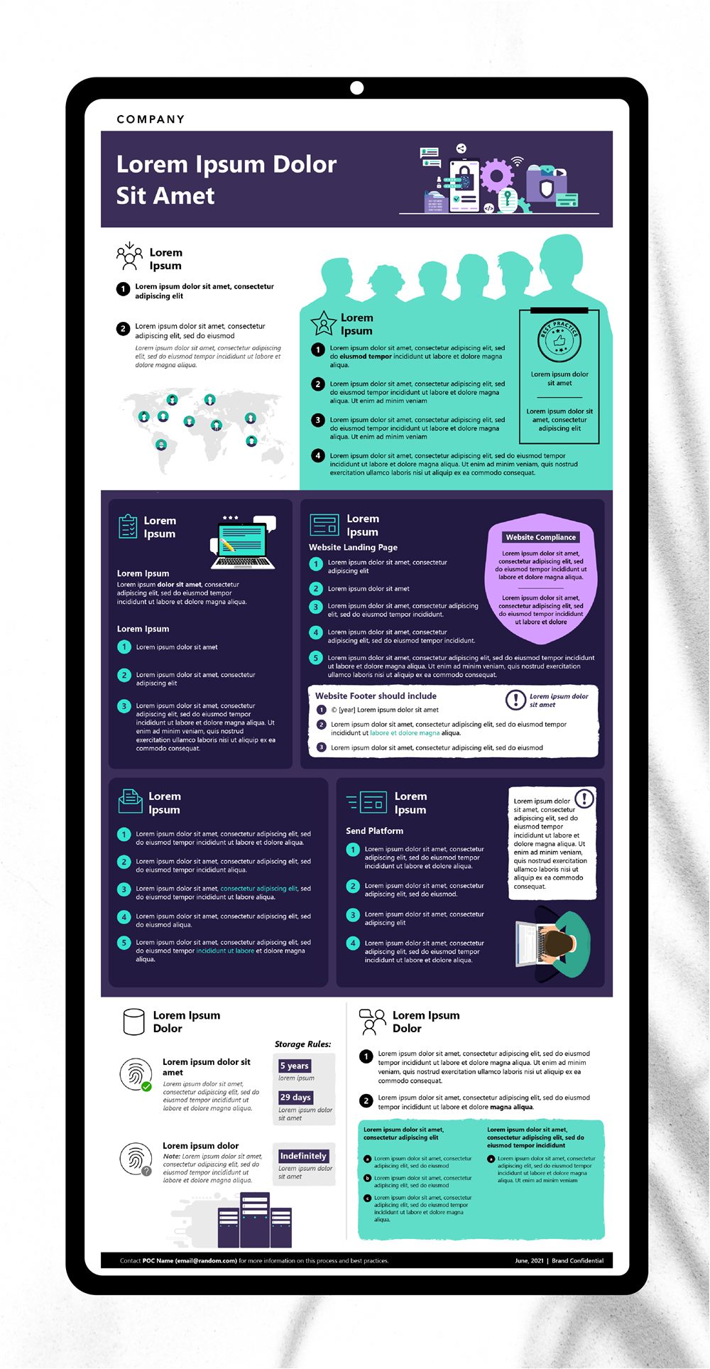 Infographic design