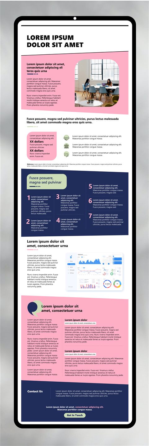 Long-form infographic